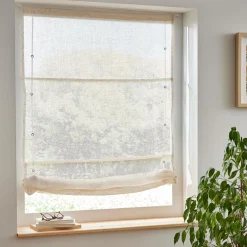 Store bateau passe tringle (90 x 180 cm) Luca Beige