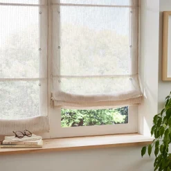 Store bateau passe tringle (45 x 180 cm) Arthur Beige