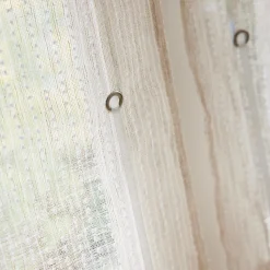 Store bateau passe tringle (60 x 180 cm) Arthur Beige