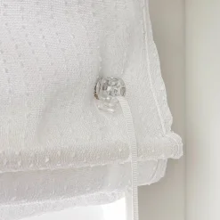 Store bateau passe tringle (45 x 180 cm) Arthur Blanc