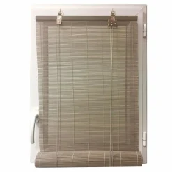 Store enrouleur à baguettes (40 x 180 cm) Bambou Gris
