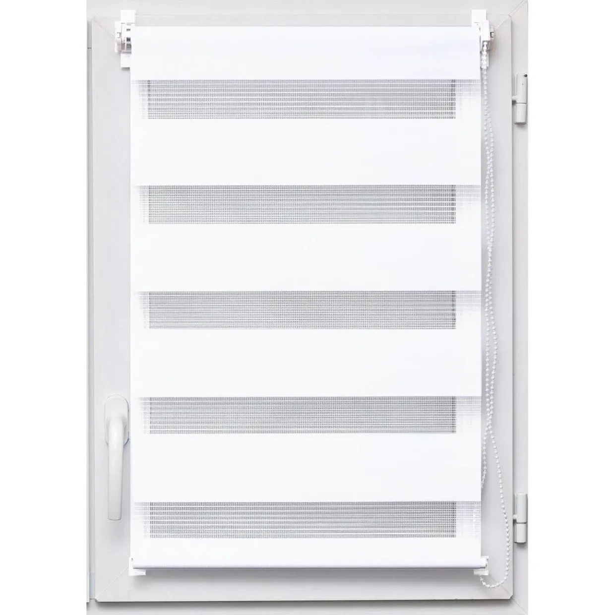 Store enrouleur Jour / Nuit (90 x H250 cm) Blanc