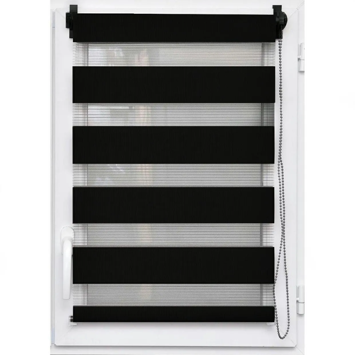 Store enrouleur Jour / Nuit (60 x 180 cm) Noir