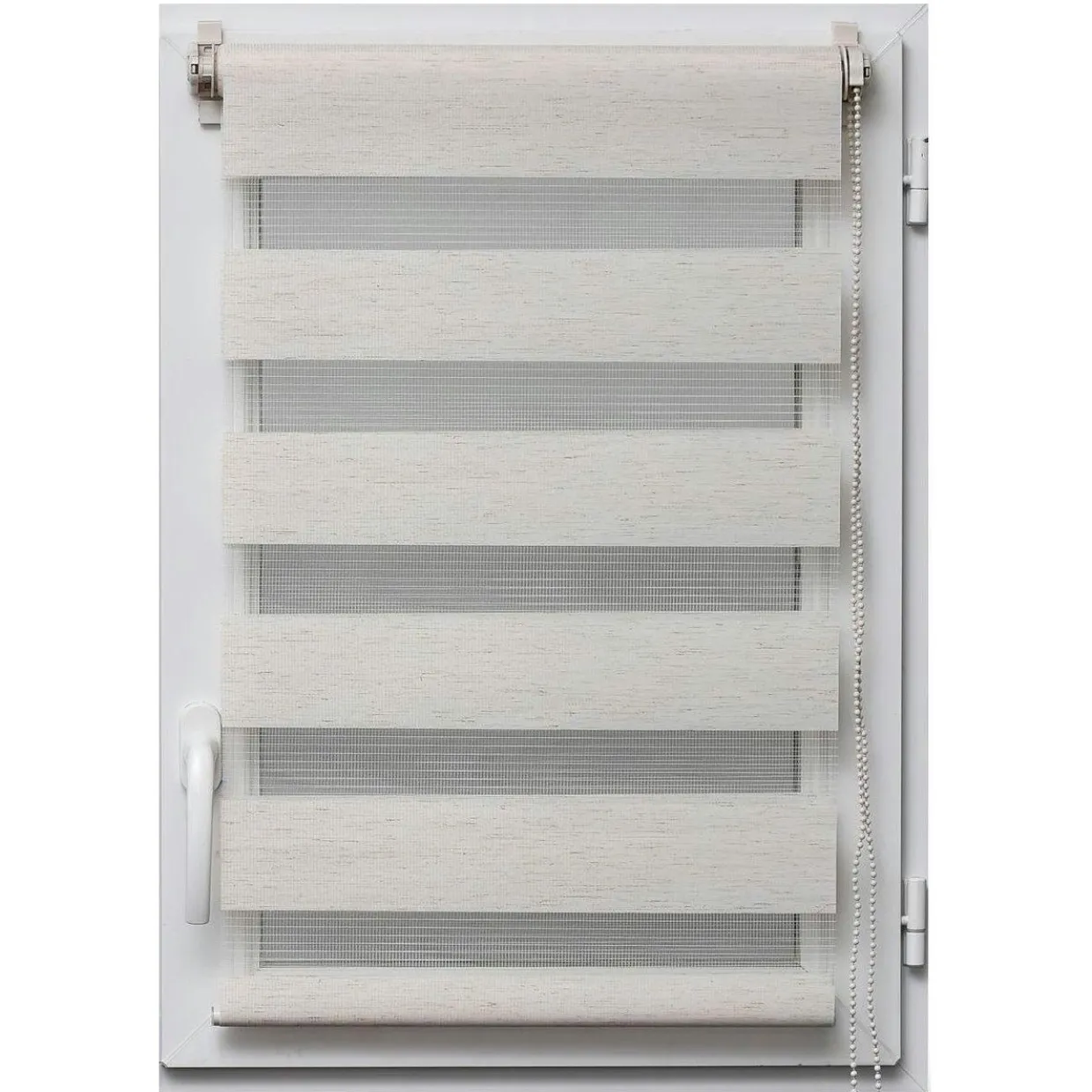 Store enrouleur Jour / Nuit (90 x 250 cm) Beige chiné