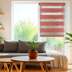 Store enrouleur Jour / Nuit (90 x 180 cm) Terracotta