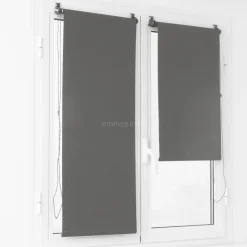 Store enrouleur occultant (60 x 90 cm) Uni Gris