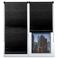 Store enrouleur occultant (60 x 90 cm) Lio Noir
