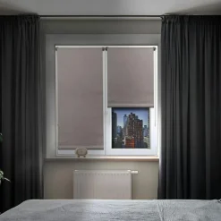 Store enrouleur occultant (45 x 90 cm) Lio Taupe