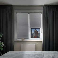 Store enrouleur occultant (90 x 180 cm) Lio Gris