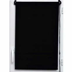 Store enrouleur occultant (60 x 90 cm) Uni Noir