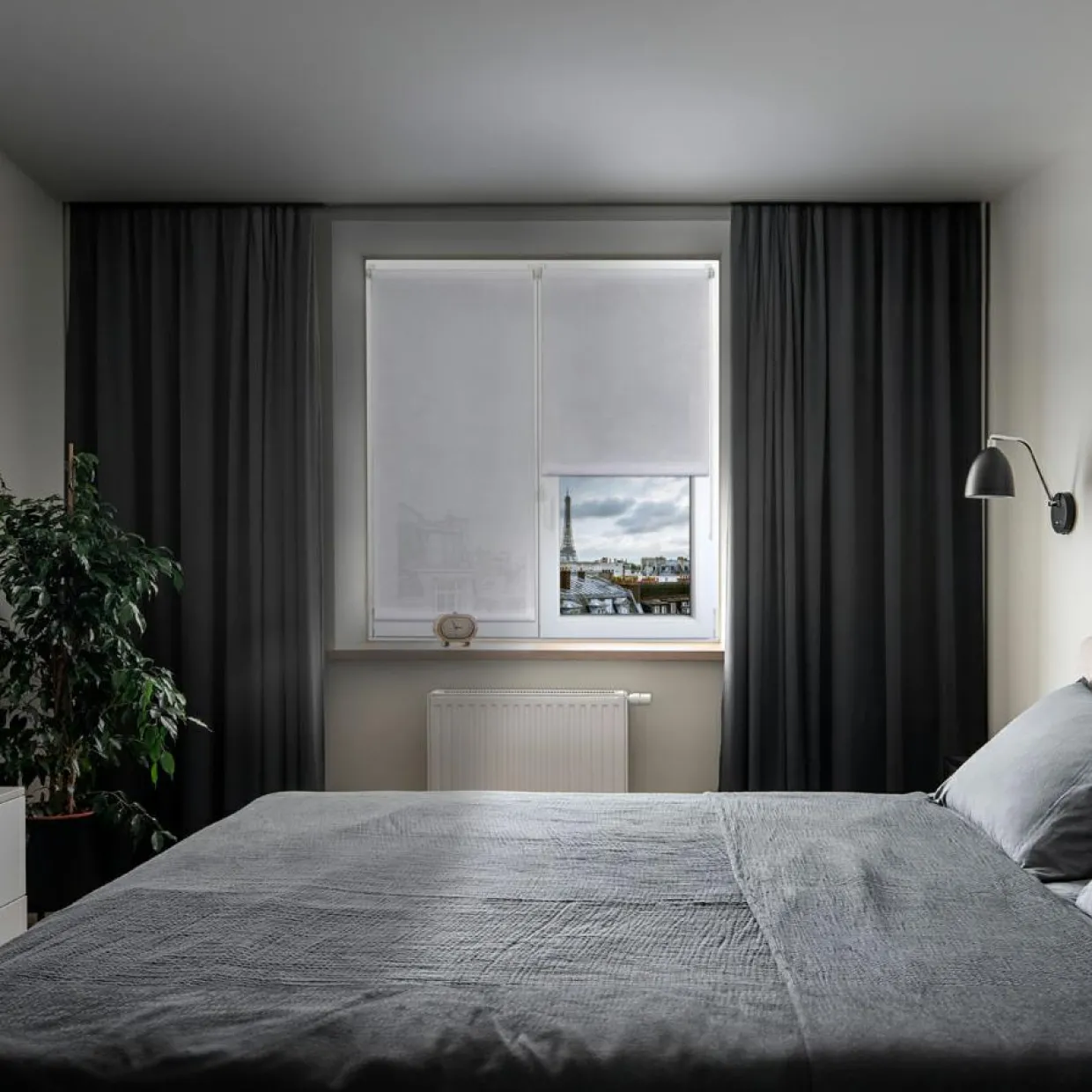 Store enrouleur tamisant (150 x 180 cm) Pure Blanc