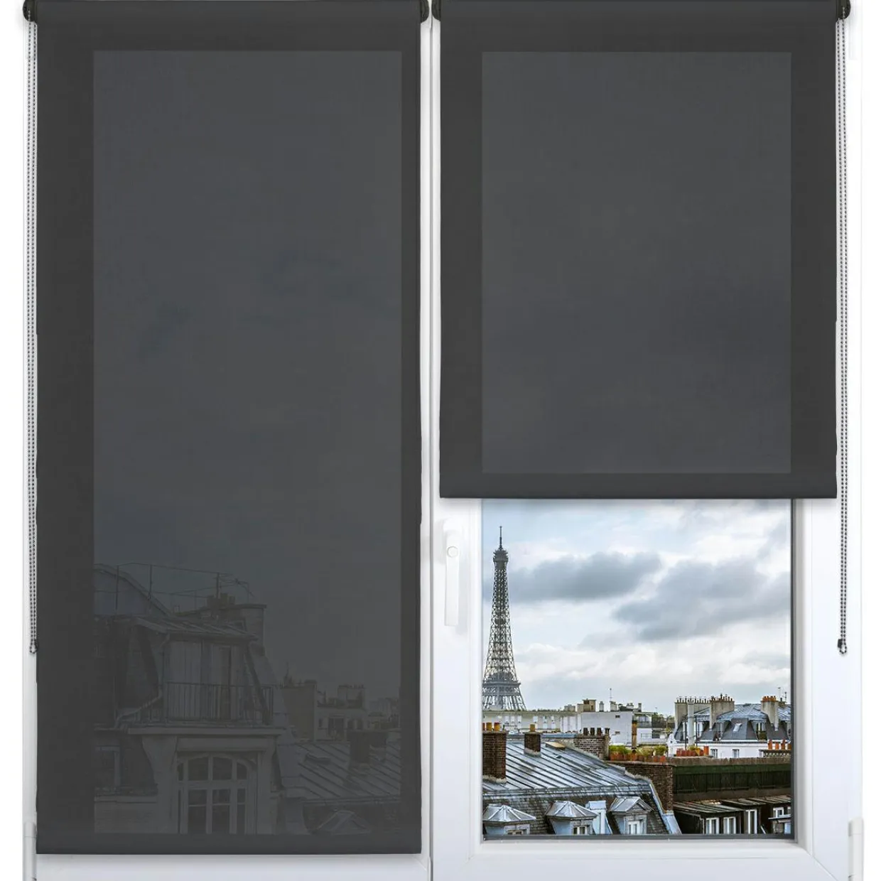 Store enrouleur tamisant (90 x 180 cm) Pure Gris béton