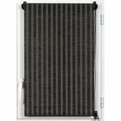 Store enrouleur tamisant (60 x 180 cm) Rayures Noir