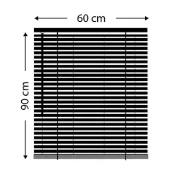 Store vénitien (60 x 90 cm) PVC Gris