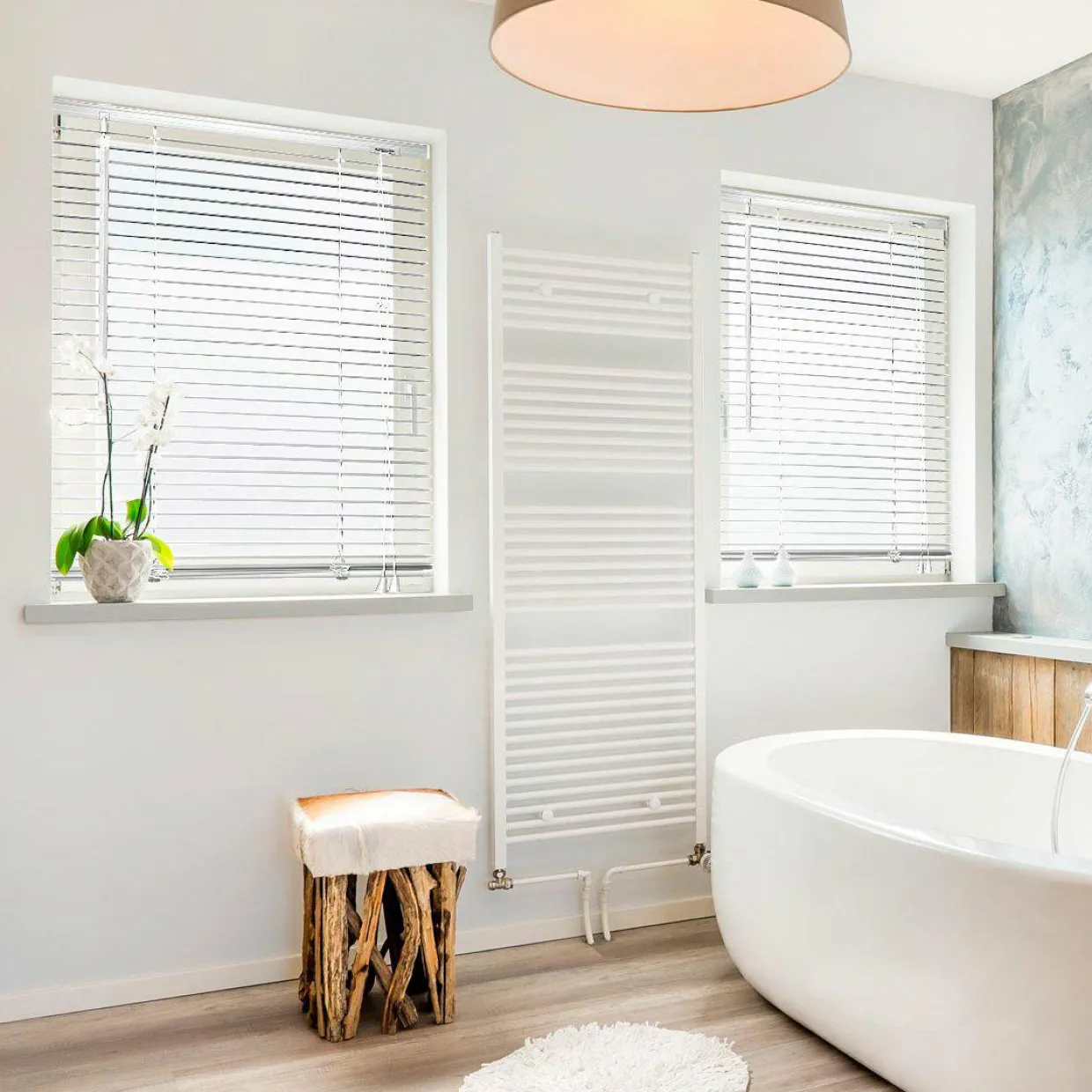 Store vénitien (50 x 130 cm) PVC Blanc