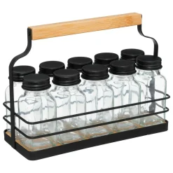 Support à épices 10 pots (21 x 9 x H16 cm) Easy kitchen
