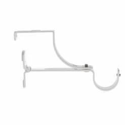 Support à tringle pour caisson de volet roulant (L135 / D28 mm) Blanc satiné