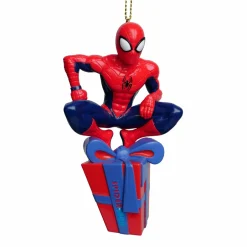 Suspension de fête (H10 cm) Disney Spiderman Rouge