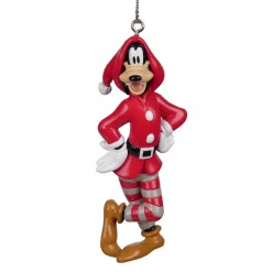 Suspension de fête (H8 cm) Disney Dingo en pyjama Rouge