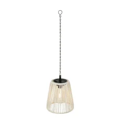 Suspension de jardin solaire LED (H58 cm) Midtown Blanc