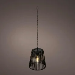 Suspension de jardin solaire LED (H58 cm) Midtown Noir