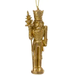 Suspension de Noël (H13 cm) Casse noisette Félix Or