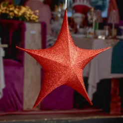 Suspension géante (D135 cm) Étoile de Noël Christmas Rouge