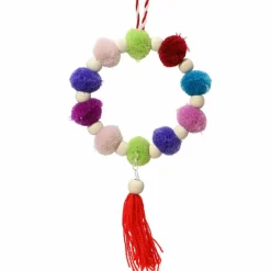 Suspension (H19 cm) Manille de Noël Multicolore