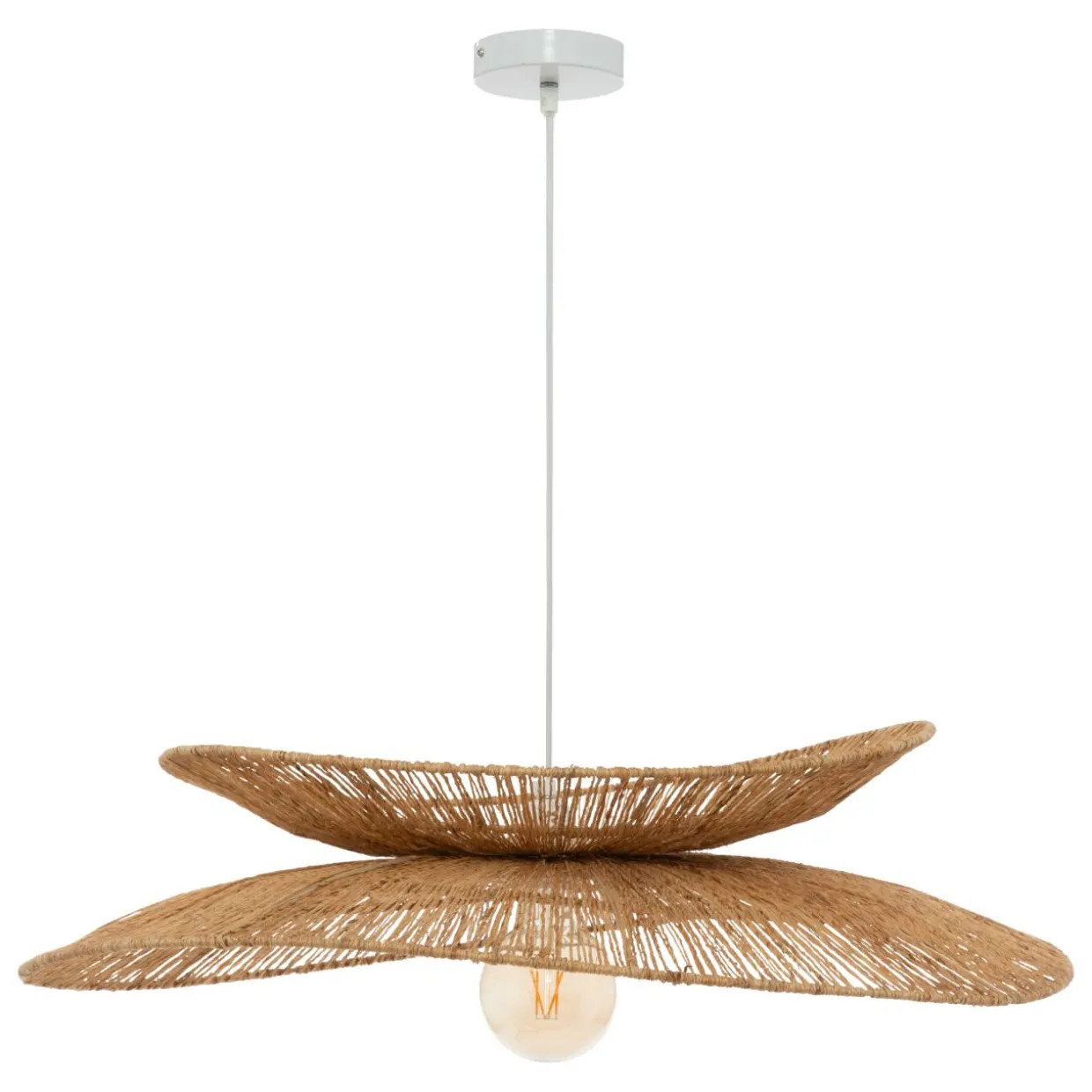 Suspension luminaire jute (69,5 cm) Alara Naturel