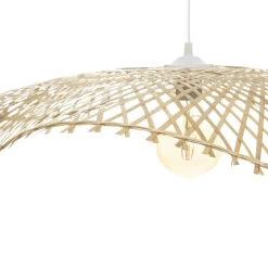 Suspension lumineuse bambou (D75 cm) Tess Naturel