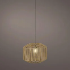 Suspension lumineuse de jardin 15 LED (D40 cm) Naxos Naturel