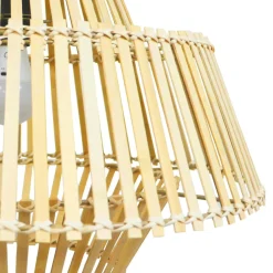 Suspension lumineuse design en bambou (D50 cm) Cabrera Naturel