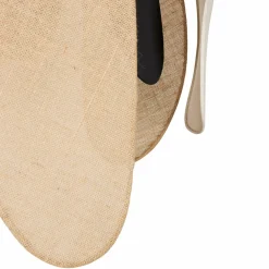 Suspension lumineuse jute et lin (D66 cm) Filo Beige