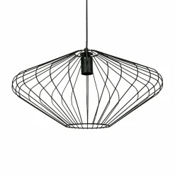 Suspension lumineuse métal (D45 cm) Rosa Noir