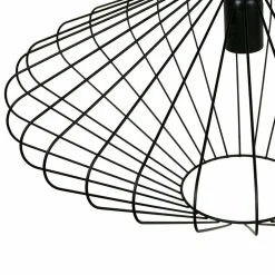 Suspension lumineuse métal (D45 cm) Rosa Noir
