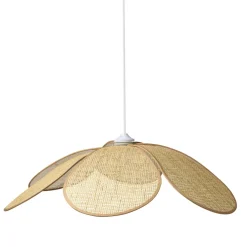 Suspension lumineuse naturelle (D68 cm) Margaux Naturel