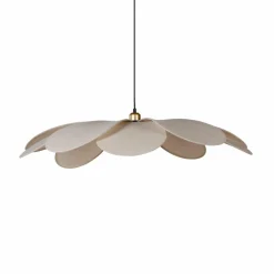 Suspension lumineuse pétale Lin (D90 cm) Horizonte Beige