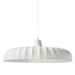 Suspension lumineuse tissu (D50 cm) Marcel Blanche