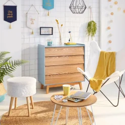 Suspension métal (D19 cm) Diamant Noir