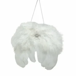 Suspension plume (H16 cm) Angie Blanc
