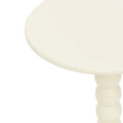 Table à café bois (H46,5 cm) Chamlo Blanche