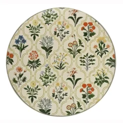 Table bistrot ronde pliable en faïence (D58 cm) Coimbra Crème