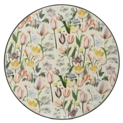 Table bistrot ronde pliable en faïence (D58 cm) Lisse Pastel