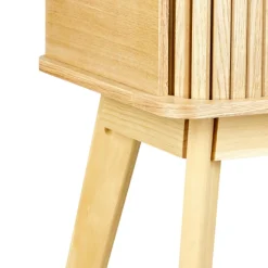Table de chevet bois (H54 cm) Tim Beige