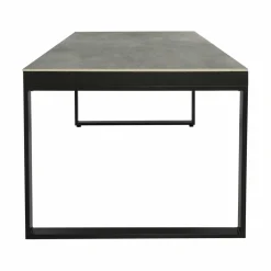 Table de jardin en aluminium et céramique 8 places (180 x 90 cm) Kore Gris anthracite