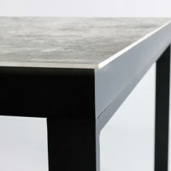 Table de jardin en aluminium et céramique 10 places (240 x 120 cm) Kore Gris et gris anthracite