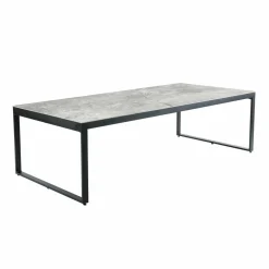Table de jardin en aluminium et céramique 10 places (240 x 120 cm) Kore Gris et gris anthracite