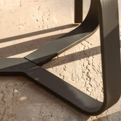 Table de jardin rectangulaire en aluminium 10 places (240 x 100 cm) Long Beach Gris anthracite