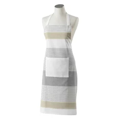 Tablier avec poche coton tissé (60 x 84 cm) Iliade Blanc