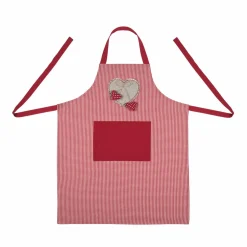 Tablier de cuisine avec poche Marianne Rouge